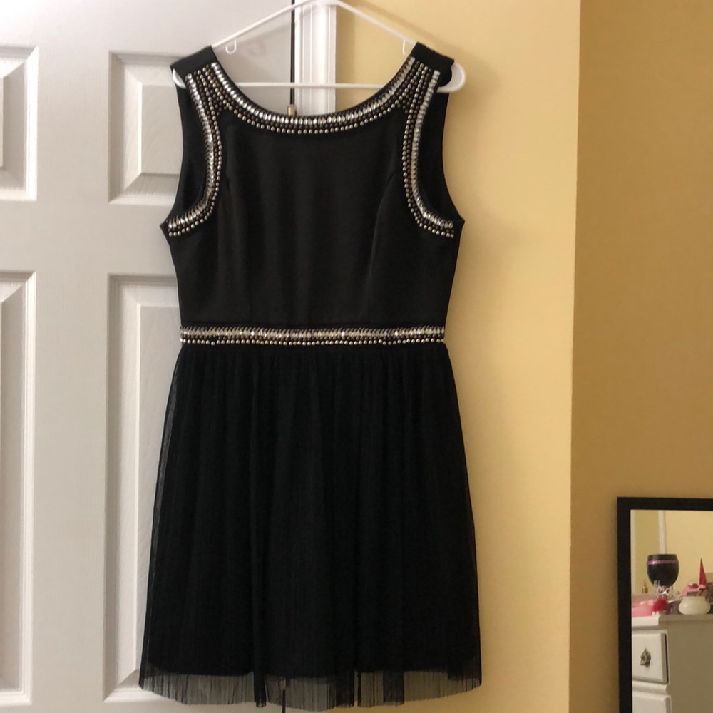 Black Mid-Length Dress